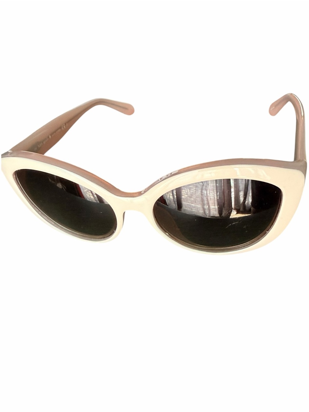 kate spade Blush Pink Front Cat Eye Sunglasses - Picture 8 of 10